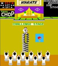 une photo d'Ã©cran de Karate Champ sur Arcade